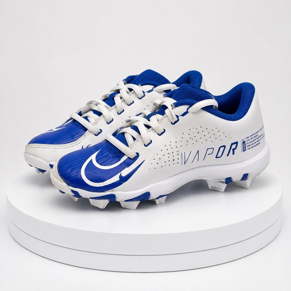 Nike Vapor Ultrafly 4 Keystone Kids Baseball Cleats Blue White DA0702-400 11C